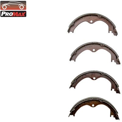 Rear Parking Brake Shoes by PROMAX - 12-556 pa1