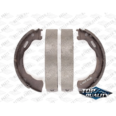 Rear Parking Brake Shoes by TOP QUALITY - NB-791B pa1