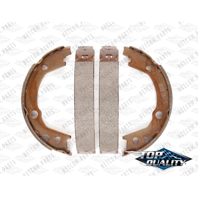 Rear Parking Brake Shoes by TOP QUALITY - NB-845B pa1