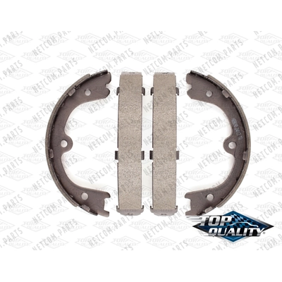 Rear Parking Brake Shoes by TOP QUALITY - NB-869B pa1