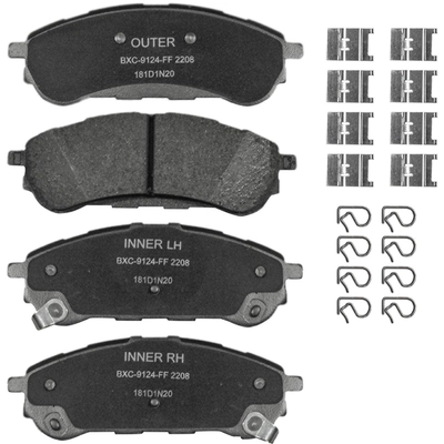 BENDIX - SBC2208 - Rear Disc Brake Pads pa1