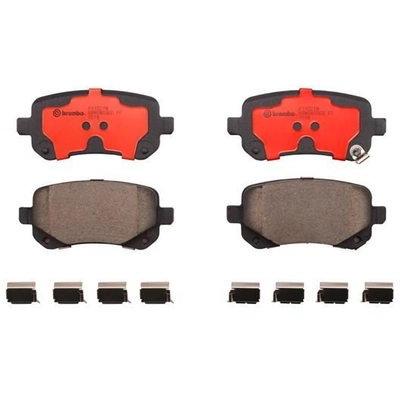 Rear Premium Ceramic Pads by BREMBO - P11021N pa4