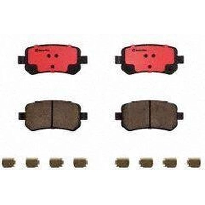 Rear Premium Ceramic Pads by BREMBO - P24080N pa2