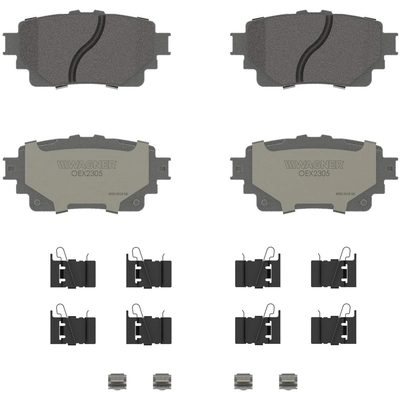 WAGNER - OEX2305 - Brake Pad pa1