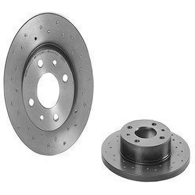 Rear Premium Rotor by BREMBO - 08.5085.1X pa3