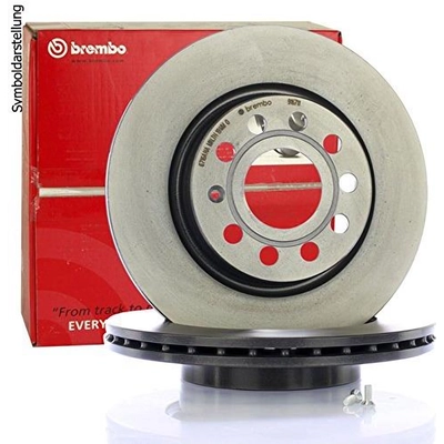 Rear Premium Rotor by BREMBO - 08.N123.11 pa6