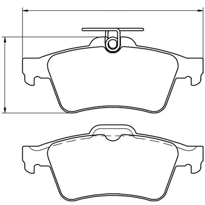 Rear Premium Semi Metallic Pads by BREMBO - P59042 pa6