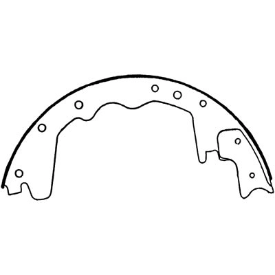 BENDIX - 357 - Premium Rear Drum Brake Shoes pa3