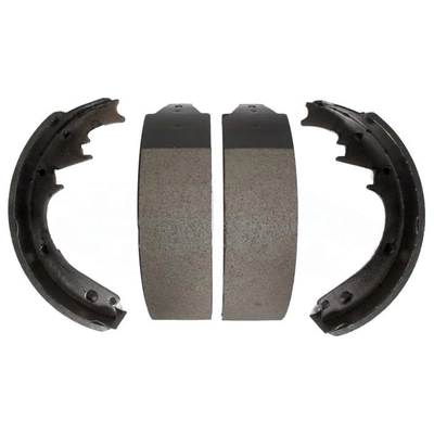 Rear Rebuilt Brake Shoes by TOP QUALITY - NB-473B pa1