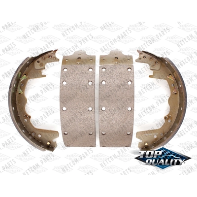 Rear Rebuilt Brake Shoes by TOP QUALITY - NB-583R pa1