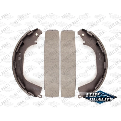 Rear Rebuilt Brake Shoes by TOP QUALITY - NB-631B pa1