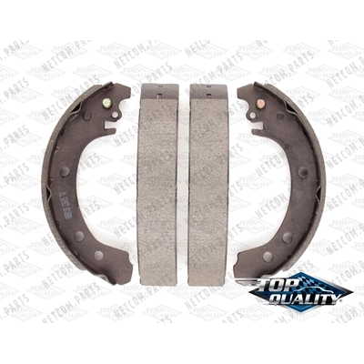 Rear Rebuilt Brake Shoes by TOP QUALITY - NB-801B pa1