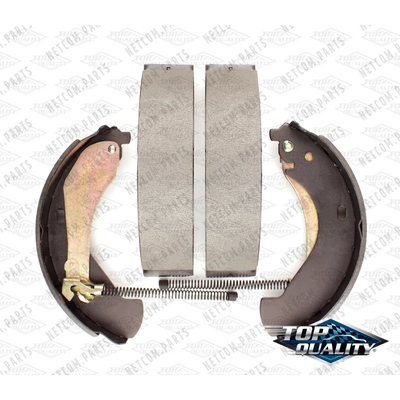 Rear Rebuilt Brake Shoes by TOP QUALITY - NB-855B pa1