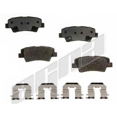 Rear Semi Metallic Pads by AGNA BRAKES - ALD1313M pa1