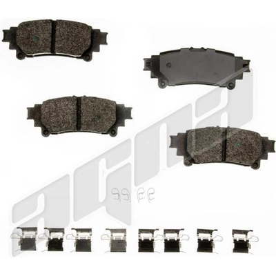 AGNA BRAKES - ALD1391M - Rear Semi Metallic Pads pa2