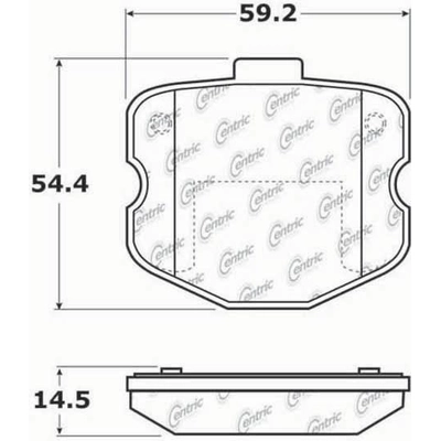 Rear Semi Metallic Pads by CENTRIC PARTS - 102.11851 pa5