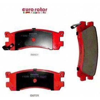 Rear Semi Metallic Pads by EUROROTOR - F1D390 pa1