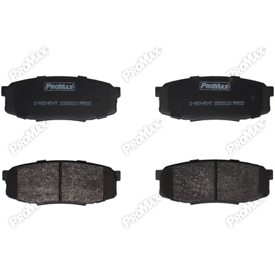 Rear Semi Metallic Pads by PROMAX - 11-2256 pa2