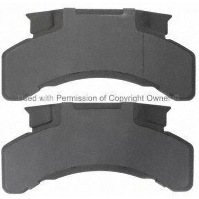 Rear Semi Metallic Pads by QUALITY-BUILT - 1002-0224M pa7