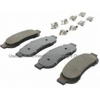 Rear Semi Metallic Pads by QUALITY-BUILT - 1002-1334M pa1