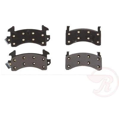 Rear Semi Metallic Pads by RAYBESTOS - PGD202M pa1