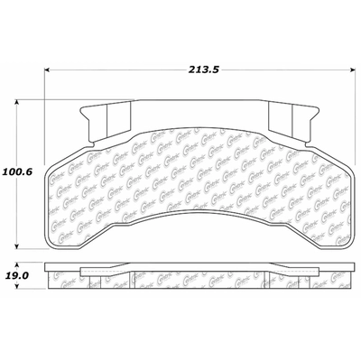 Rear Super Premium Semi Metallic Pads by CENTRIC PARTS - 104.02240 pa3