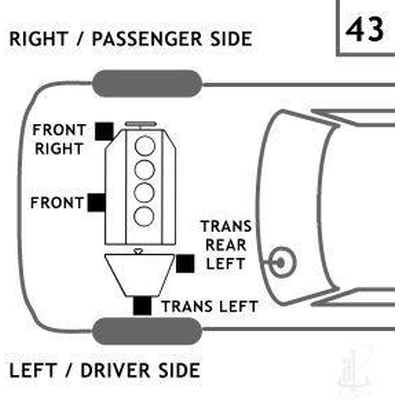 Rear Transmission Mount by ANCHOR - 3119 pa11