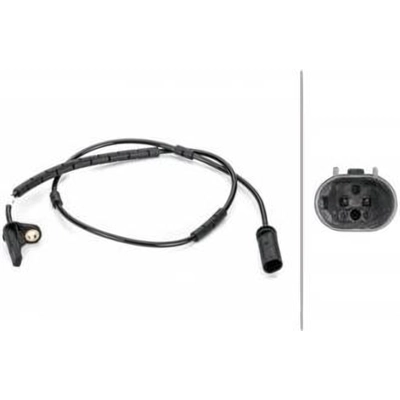 Rear Wheel ABS Sensor by HELLA - 012806431 pa1