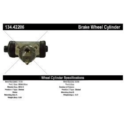 Rear Wheel Cylinder by CENTRIC PARTS - 134.42206 pa3