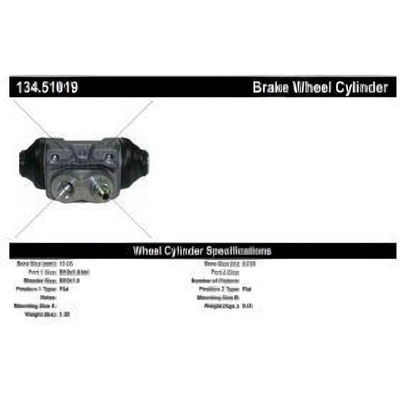 Rear Wheel Cylinder by CENTRIC PARTS - 134.51019 pa3