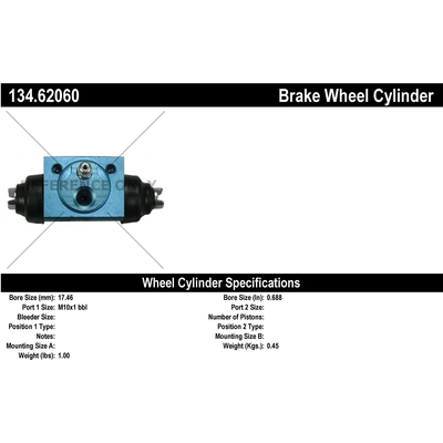 Rear Wheel Cylinder by CENTRIC PARTS - 134.62060 pa2