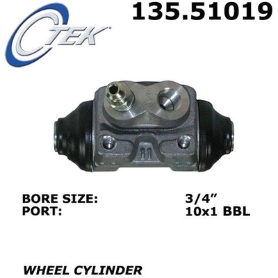 Rear Wheel Cylinder by CENTRIC PARTS - 135.51019 pa5