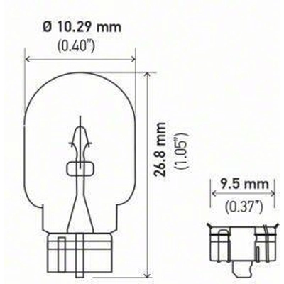 Tail Light by HELLA - 2825 pa38