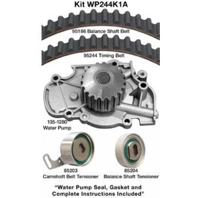 Timing Belt Kit With Water Pump by DAYCO - WP244K1A pa2