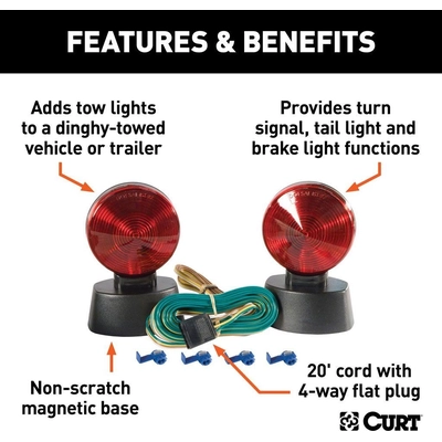 Towing Light Kit by CURT MANUFACTURING - 53204 pa5