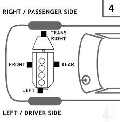 Transmission Mount by ANCHOR - 8686 pa12