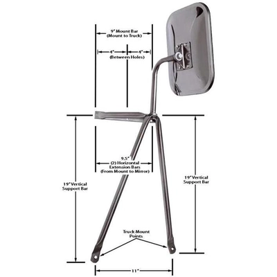 CIPA USA - 45000 - Universal Truck & Camper Mirror pa2