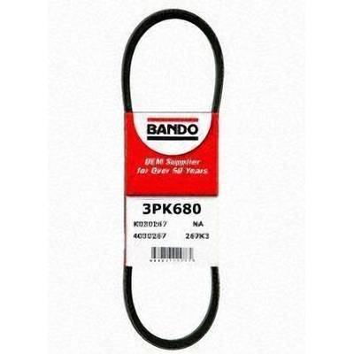 Water Pump Belt by BANDO USA - 3PK680 pa2