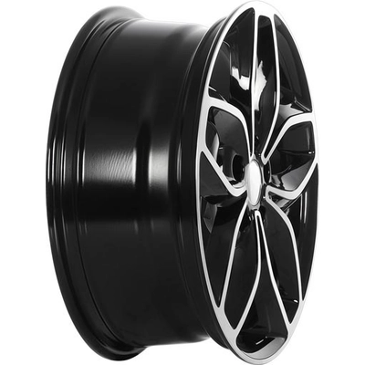 Gloss Black - Machined Face alloy by ART (17x7.0 45.0 mm) pa1