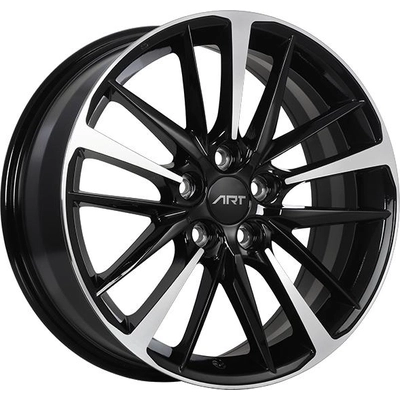 Gloss Black - Machined Face alloy by ART (17x7.0 40.0 mm) pa1