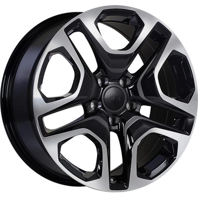 Gloss Black - Machined Face alloy by ART (19x7.5 40.0 mm) pa1