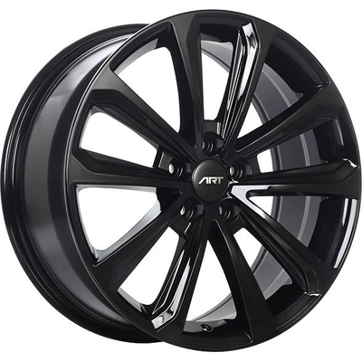 Gloss Black alloy by ART (17x7.0 45.0 mm) pa1