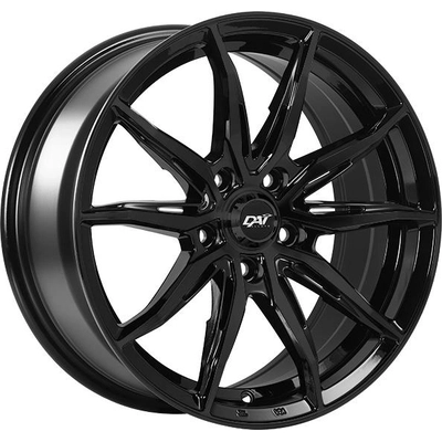 Gloss Black alloy by DAI WHEELS (15x6.5 38.0 mm) pa1