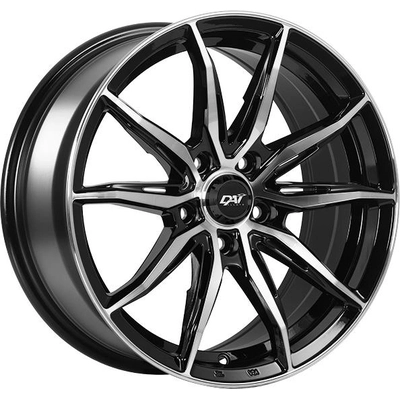 Gloss Black - Machined Face alloy by DAI WHEELS (15x6.5 38.0 mm) pa1