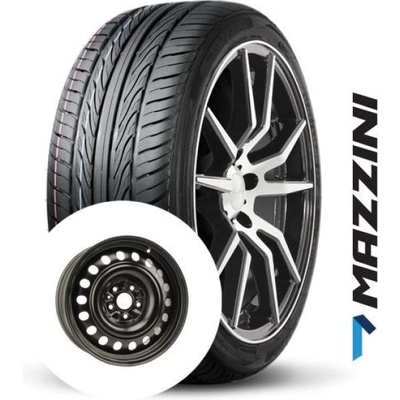 MAZZINI ALL season tire mounted on steel wheel (225/45R17) pa1