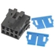 Purchase Top-Quality Air Conditioning And Heater Control Connector by BLUE STREAK (HYGRADE MOTOR) - S804 pa55