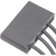 Purchase Top-Quality BLUE STREAK (HYGRADE MOTOR) - S2451 - HVAC Blower Motor Resistor Connector pa4