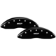 Purchase Top-Quality MGP CALIPER COVERS - 42021SMGPBK - Gloss Black Caliper Covers with MGP Engraving pa1