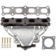 Purchase Top-Quality ATP PROFESSIONAL AUTOPARTS - 101546 - Cast Iron Natural Exhaust Manifold pa1