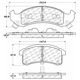 Purchase Top-Quality Front Ceramic Pads by CENTRIC PARTS - 103.06230 pa2